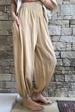 Basso Shirring Balloon Pant Sand 